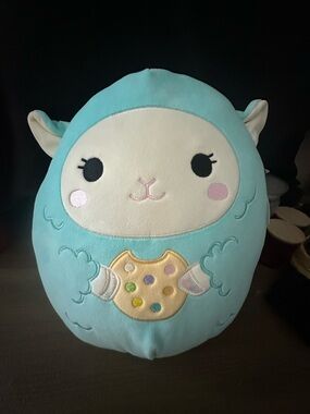 Squishmallows Aqua and Cream Jacob Lamb Plush